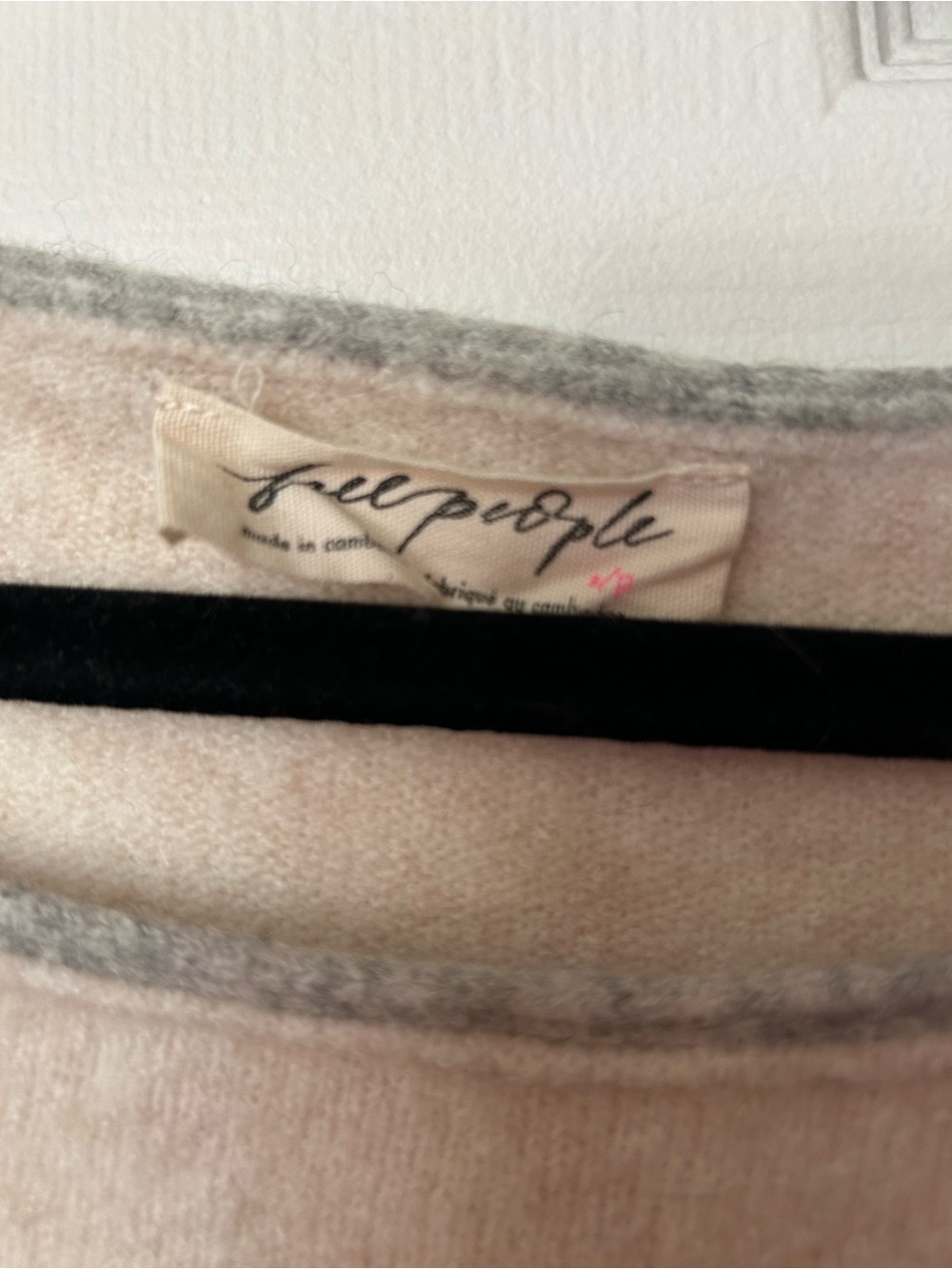 NWOT Free People See Me Pullover - Ivory - Picture 5 of 5